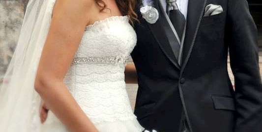 Boda en Alicante vestido en Jose Zaragoza - Novios