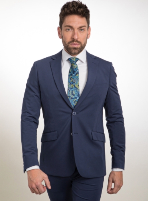 Traje azul Slim Fit de la coleccion, Jose Zaragoza moda hombre. Fabricado en España