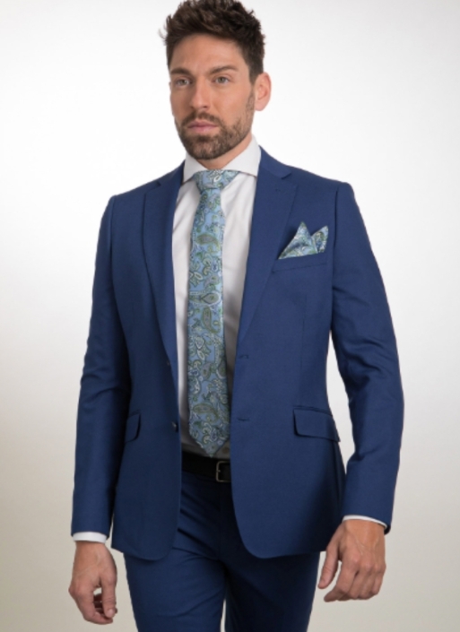 Traje azulon Slim Fit de la coleccion, Jose Zaragoza moda hombre. Fabricado en España