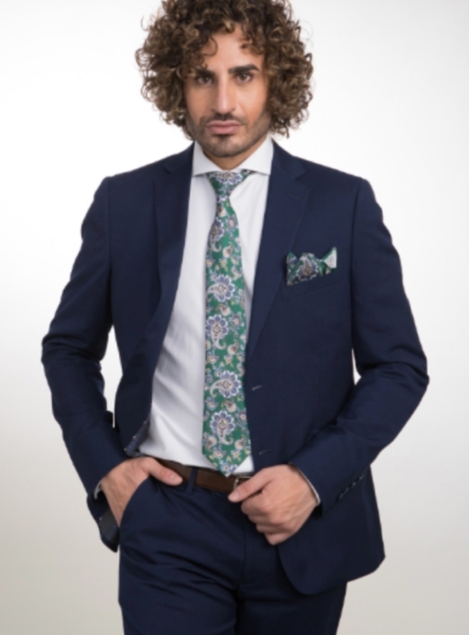 Traje azul oscuro Slim Fit de la coleccion, Jose Zaragoza moda hombre. Fabricado en España