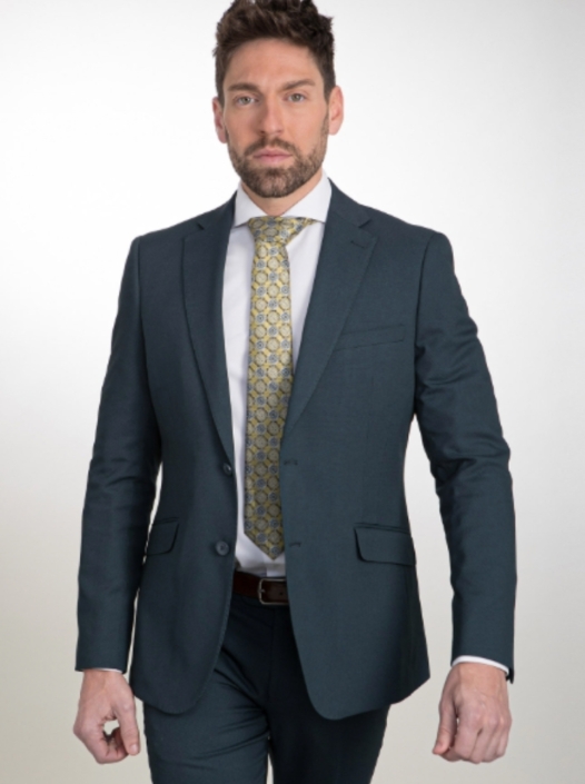 Traje verde oscuro Slim Fit, de la coleccion, Jose Zaragoza moda hombre